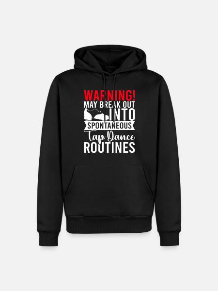 Stepptanz Stepptänzer - Männer Premium Bio Hoodie - Schwarz