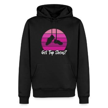 Stepptanz Stepptänzer - Männer Premium Bio Hoodie - Schwarz - Vorne - Nico (187cm)