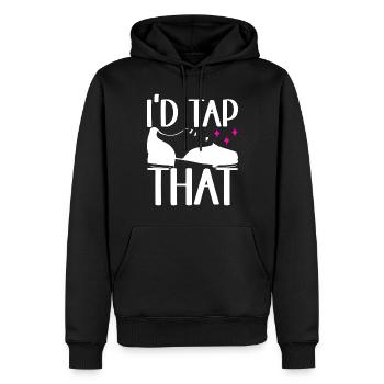 Stepptanz Stepptänzer - Männer Premium Bio Hoodie - Schwarz - Vorne - Nico (187cm)