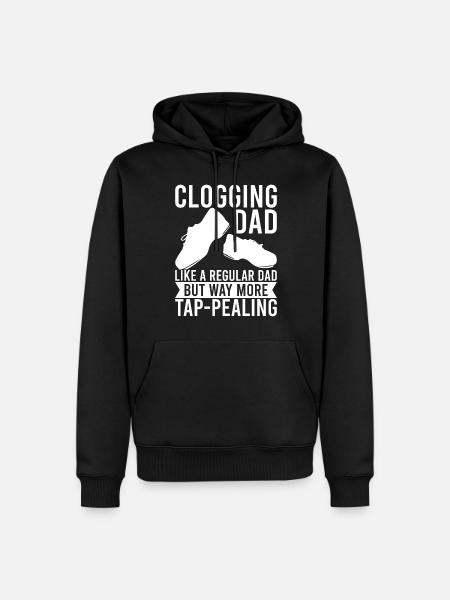 Stepptanz Stepptänzer - Männer Premium Bio Hoodie - Schwarz