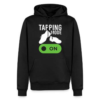 Tap Dance Tap Dancer - Men’s Premium Organic Hoodie - black - Front - Nico (187cm)