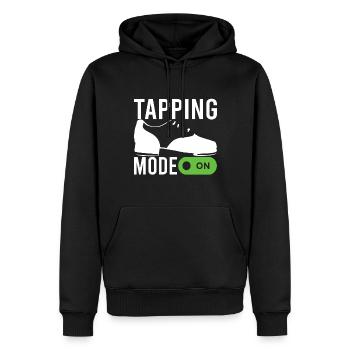Tap Dance Tap Dancer - Men’s Premium Organic Hoodie - black - Front - Nico (187cm)