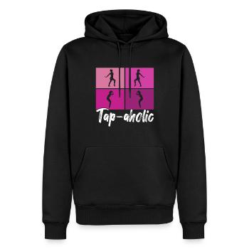 Tap Dance Tap Dancer - Men’s Premium Organic Hoodie - black - Front - Nico (187cm)