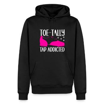 Stepptanz Stepptänzer - Männer Premium Bio Hoodie - Schwarz - Vorne - Nico (187cm)