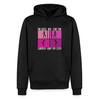 Stepptanz Stepptänzer - Männer Premium Bio Hoodie - Schwarz - Vorne - Nico (187cm)