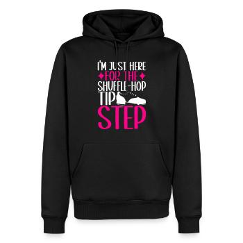 Stepptanz Stepptänzer - Männer Premium Bio Hoodie - Schwarz - Vorne - Nico (187cm)