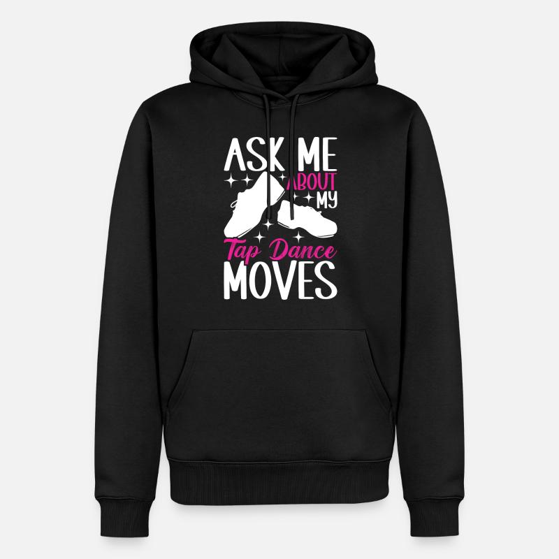 Stepptanz Stepptänzer - Männer Premium Bio Hoodie - Schwarz