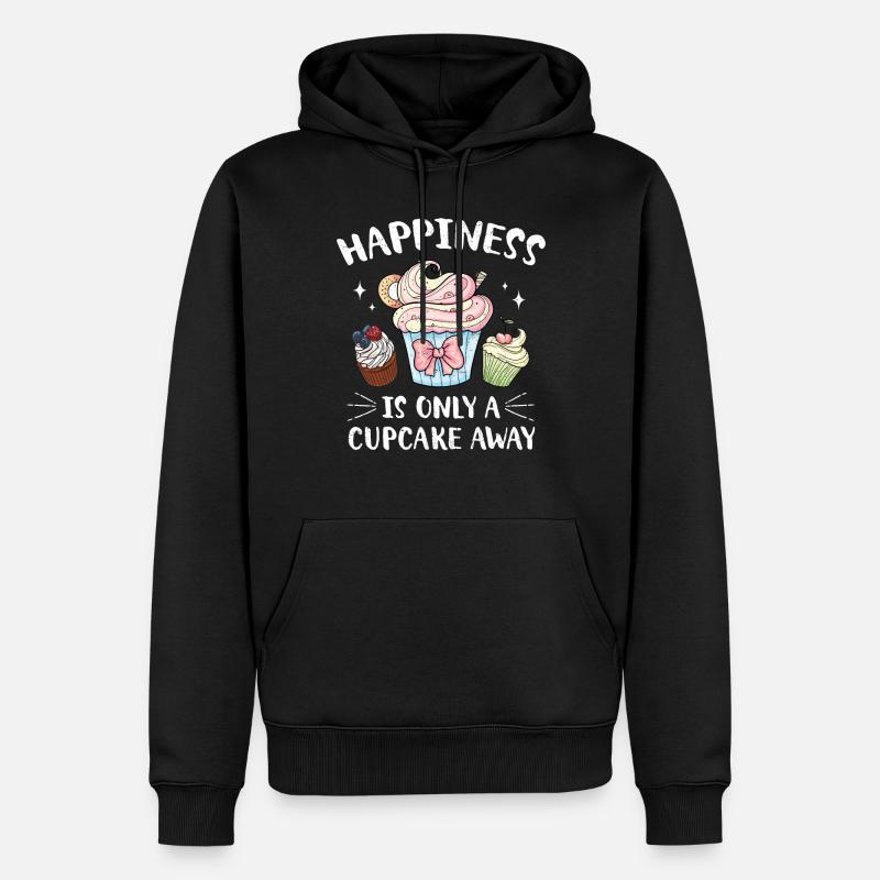 Cupcake - Sweat à capuche Premium bio Homme - noir
