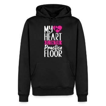 Stepptanz Stepptänzer - Männer Premium Bio Hoodie - Schwarz - Vorne - Nico (187cm)