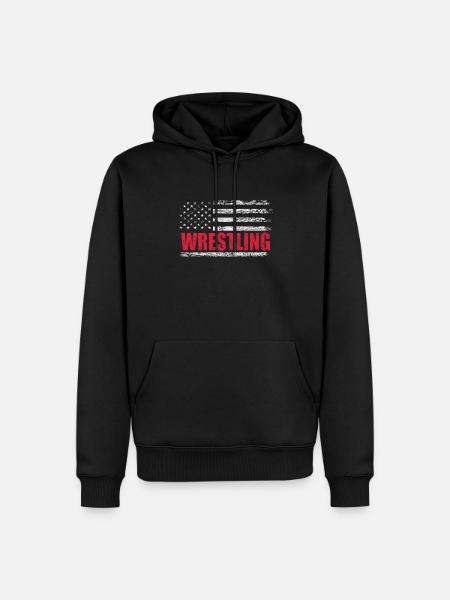 Wrestling - Männer Premium Bio Hoodie - Schwarz