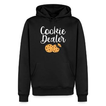 Baker Bakery Bakery Baking Gift - Men’s Premium Organic Hoodie - black - Front - Nico (187cm)