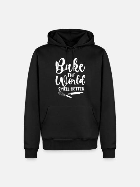 Baker Bakery Bakery Baking Gift - Men’s Premium Organic Hoodie - black