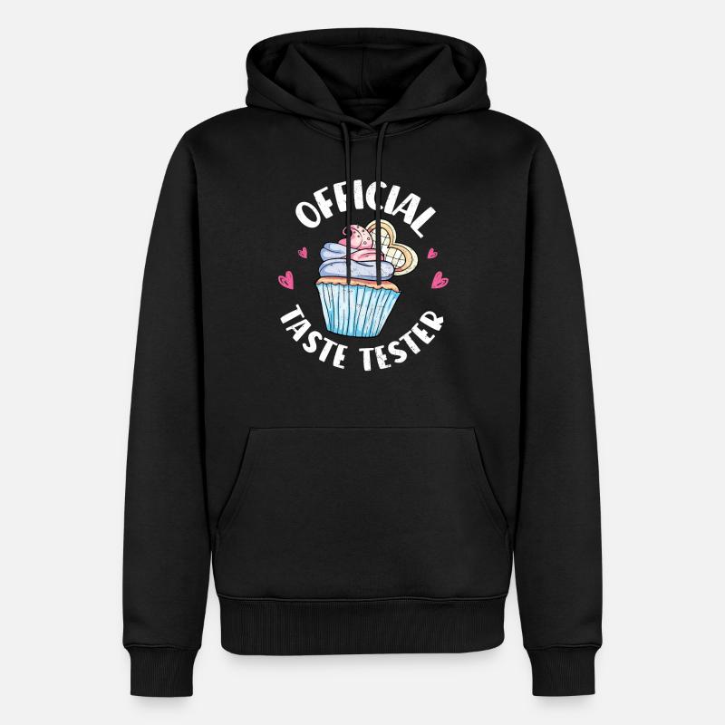 Cupcake - Männer Premium Bio Hoodie - Schwarz