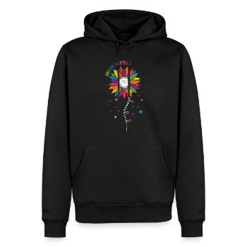 Autismus Awareness Day Autist Geschenk - Männer Premium Bio Hoodie - Schwarz - Vorne - Nico (187cm)