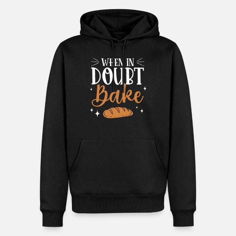 Bäcker - Männer Premium Bio Hoodie - Schwarz
