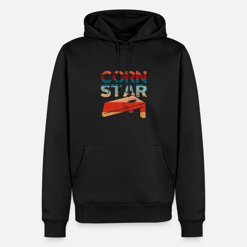 Cornhole - Männer Premium Bio Hoodie - Schwarz