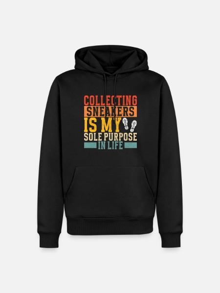 Sneakerhead Sneaker Collector - Men’s Premium Organic Hoodie - black