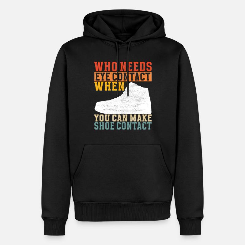 Sneakerhead Sneaker Collector - Männer Premium Bio Hoodie - Schwarz