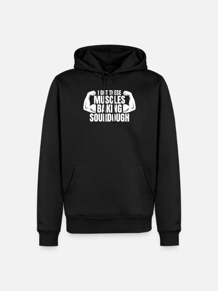 Bäcker Bäckerein Backwaren Backen Geschenk - Männer Premium Bio Hoodie - Schwarz