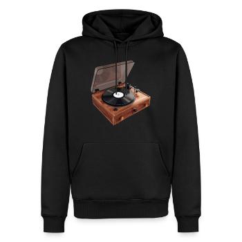 Classics on Record: A Two-Dimensional Illusion - Men’s Premium Organic Hoodie - black - Front - Nico (187cm)
