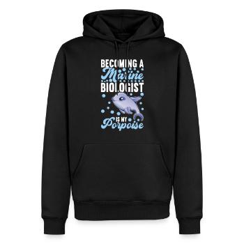 Marine Biology Marine Biologist - Men’s Premium Organic Hoodie - black - Front - Nico (187cm)