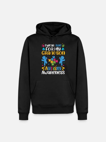 Autism - Men’s Premium Organic Hoodie - black