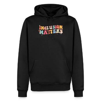 Journée de sensibilisation à l’autisme Cadeau autiste - Sweat à capuche Premium bio Homme - noir - Devant - Nico (187cm)