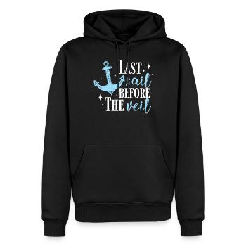 Bachelorette Hen Party Gift - Men’s Premium Organic Hoodie - black - Front - Nico (187cm)