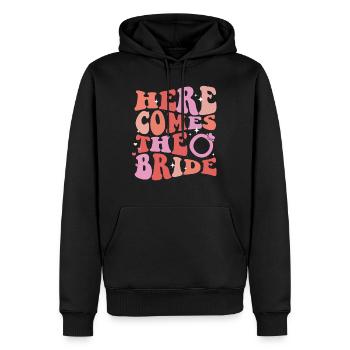 Junggesellin Jungesellinnenabschied Braut - Männer Premium Bio Hoodie - Schwarz - Vorne - Nico (187cm)