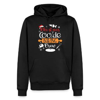 Baker Bakery Bakery Baking Gift - Men’s Premium Organic Hoodie - black - Front - Nico (187cm)