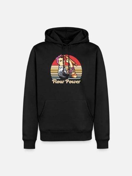 Baker Bakery Bakery Baking Gift - Men’s Premium Organic Hoodie - black