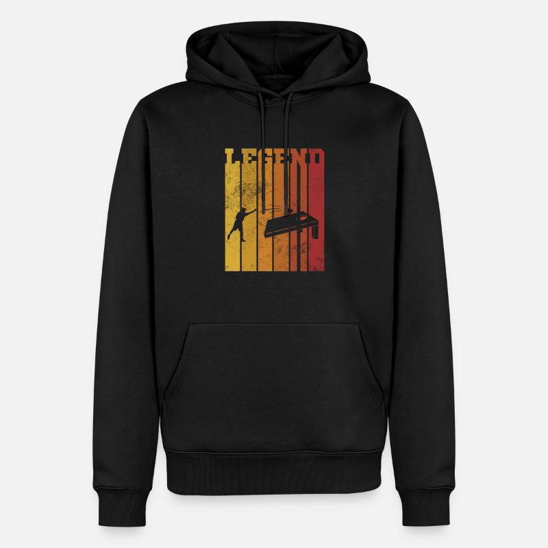 Cornhole - Männer Premium Bio Hoodie - Schwarz