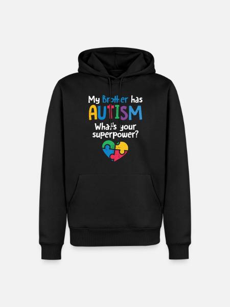 Autism - Men’s Premium Organic Hoodie - black
