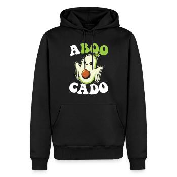 Avocado Guacamole Vegan Geschenk - Männer Premium Bio Hoodie - Schwarz - Vorne - Nico (187cm)