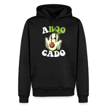 Avocat - Sweat à capuche Premium bio Homme - noir - Devant - Nico (187cm)