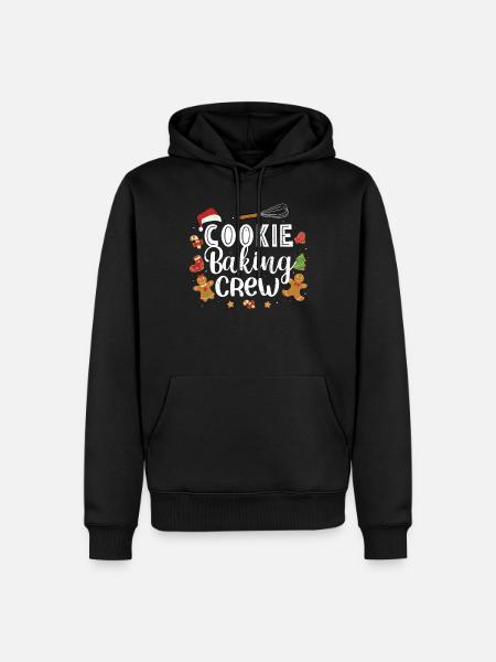Baker - Men’s Premium Organic Hoodie - black
