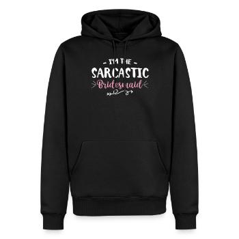 Junggesellin Jungesellinnenabschied Braut - Männer Premium Bio Hoodie - Schwarz - Vorne - Nico (187cm)
