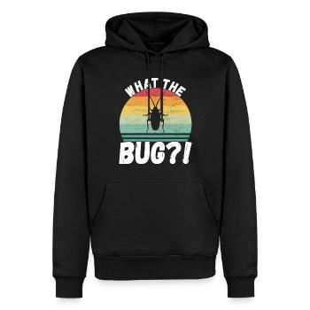 Exterminateur de lutte antiparasitaire - Sweat à capuche Premium bio Homme - noir - Devant - Nico (187cm)