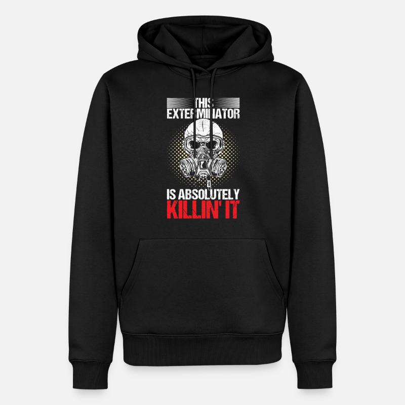 Pest Control Exterminator - Men’s Premium Organic Hoodie - black