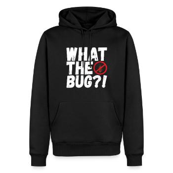 Pest Control Exterminator - Men’s Premium Organic Hoodie - black - Front - Nico (187cm)