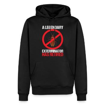 Schädlingsbekämpfung Kammerjäger - Männer Premium Bio Hoodie - Schwarz - Vorne - Nico (187cm)