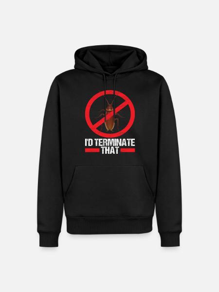 Pest Control Exterminators - Men’s Premium Organic Hoodie - black