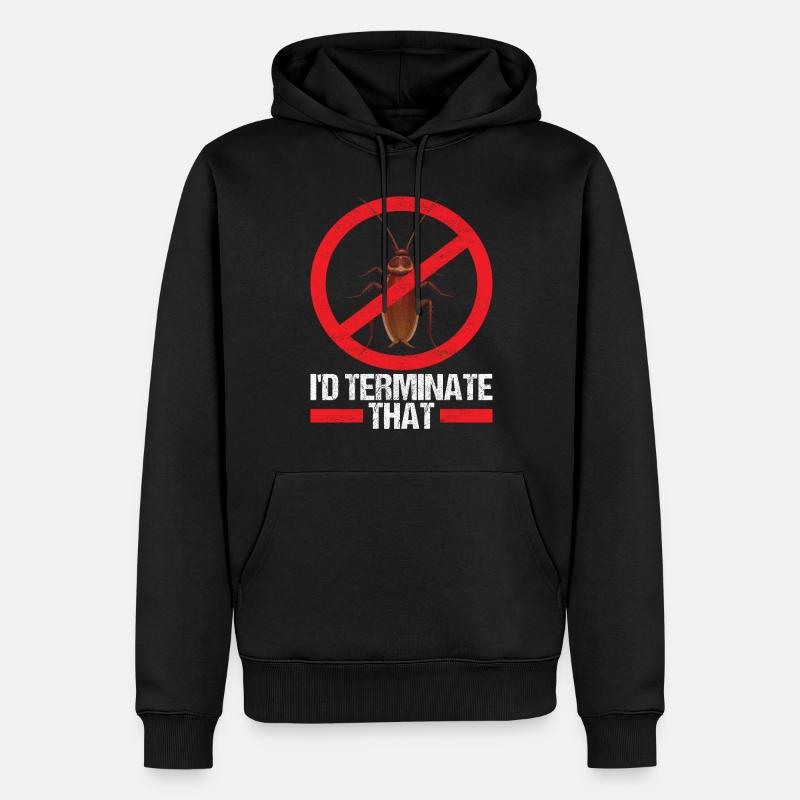 Schädlingsbekämpfung Kammerjäger - Männer Premium Bio Hoodie - Schwarz