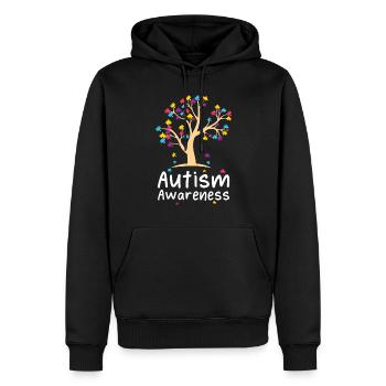 Autismus Awareness Day Autist Geschenk - Männer Premium Bio Hoodie - Schwarz - Vorne - Nico (187cm)
