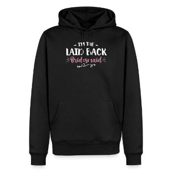 Junggesellin Jungesellinnenabschied Braut - Männer Premium Bio Hoodie - Schwarz - Vorne - Nico (187cm)