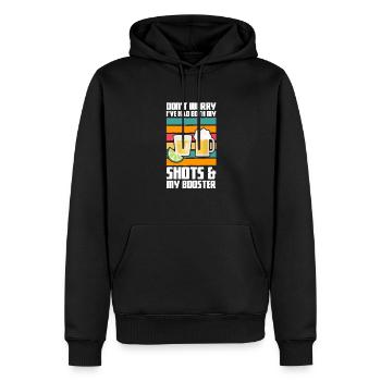 Tequila Sunrise Saufen Party Mexiko Geschenk - Männer Premium Bio Hoodie - Schwarz - Vorne - Nico (187cm)