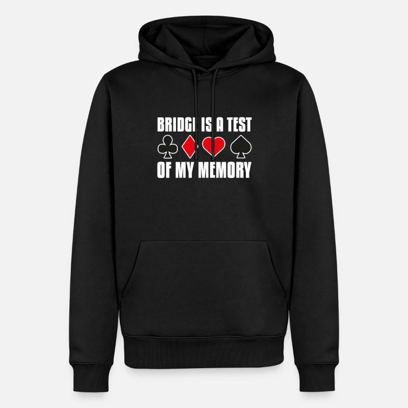 Bridge - Männer Premium Bio Hoodie - Schwarz