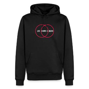 Burpees Fitness Burpee Krafttraining Geschenk - Männer Premium Bio Hoodie - Schwarz - Vorne - Nico (187cm)