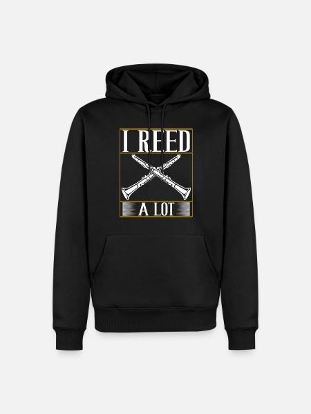 Clarinet Wind Instrument Clarinet player - Men’s Premium Organic Hoodie - black