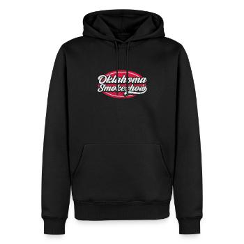 Pays - Sweat à capuche Premium bio Homme - noir - Devant - Nico (187cm)